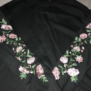 Rose crop top